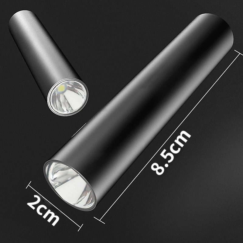Đèn Pin LED Mini Sạc USB Chống Nước Có Thể Sạc Lại Dùng Cho Hoạt Động Ngoài Trời