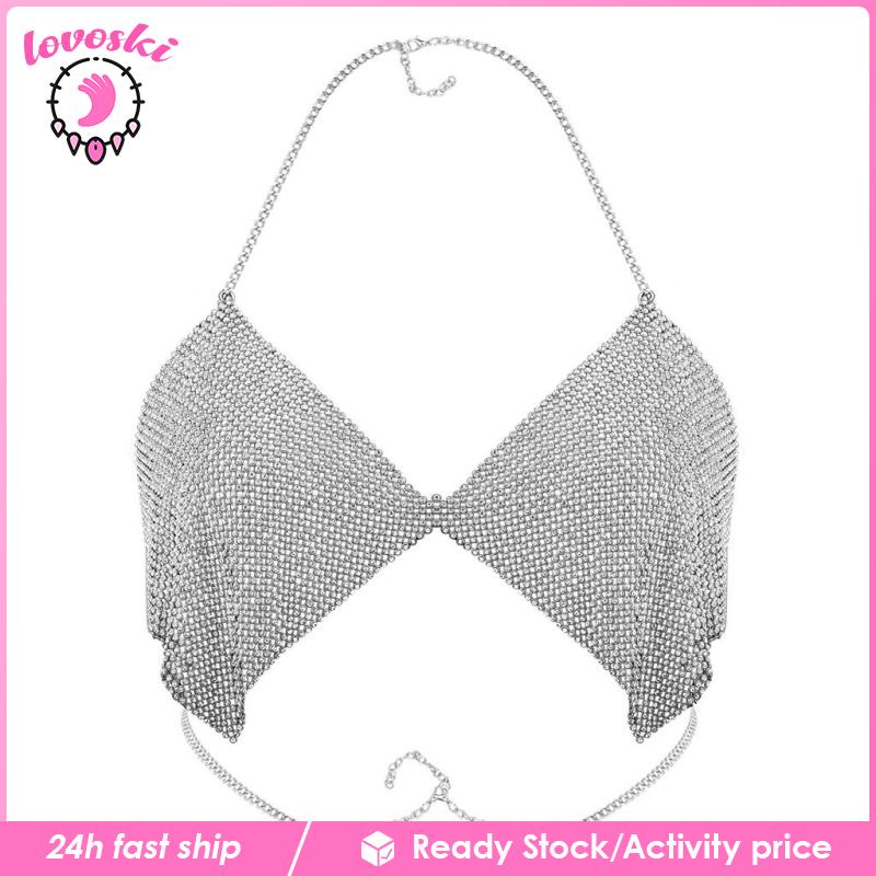 Bộ Bikini Đính Đá Quyến Rũ Thời Trang Cho Nữ