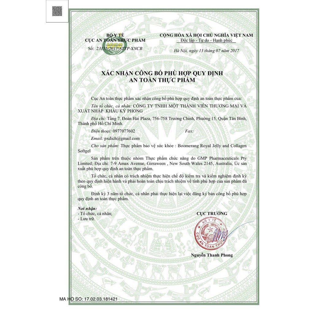 Viên Uống Sữa Ong Chúa Và Collagen 1400mg Boomerang Royal Jelly (Hộp 120 Viên) | Thế Giới Skin Care