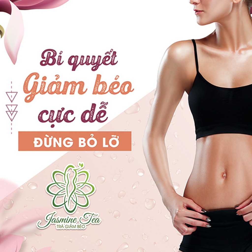 Combo 2 Hộp Trà Giảm Béo Jasmine Tea 2020 ( 15 gói )