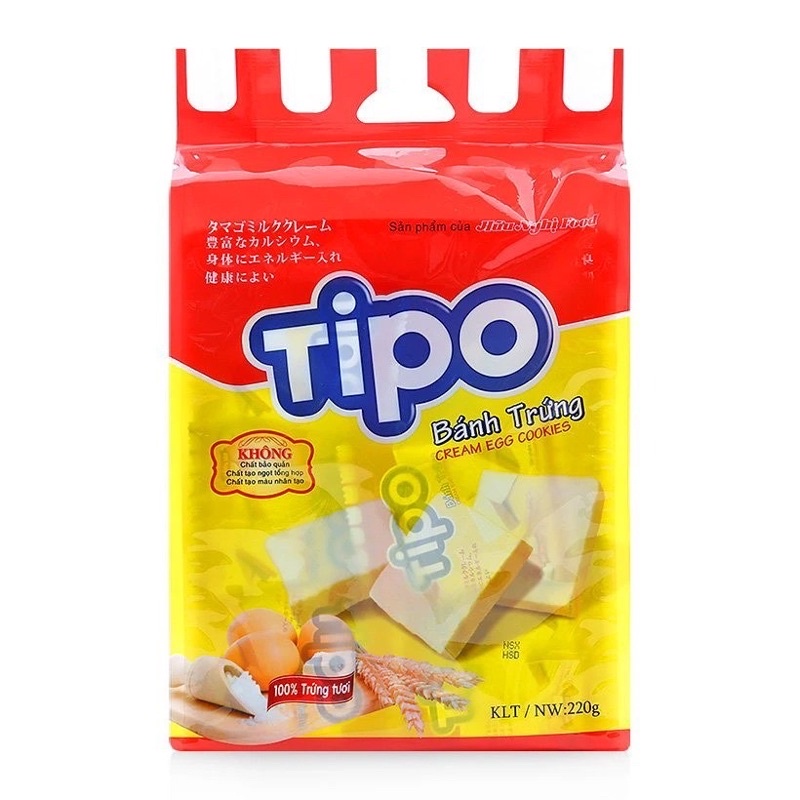 COMBO 22 CÁI BÁNH QUY TRỨNG NƯỚNG TIPO