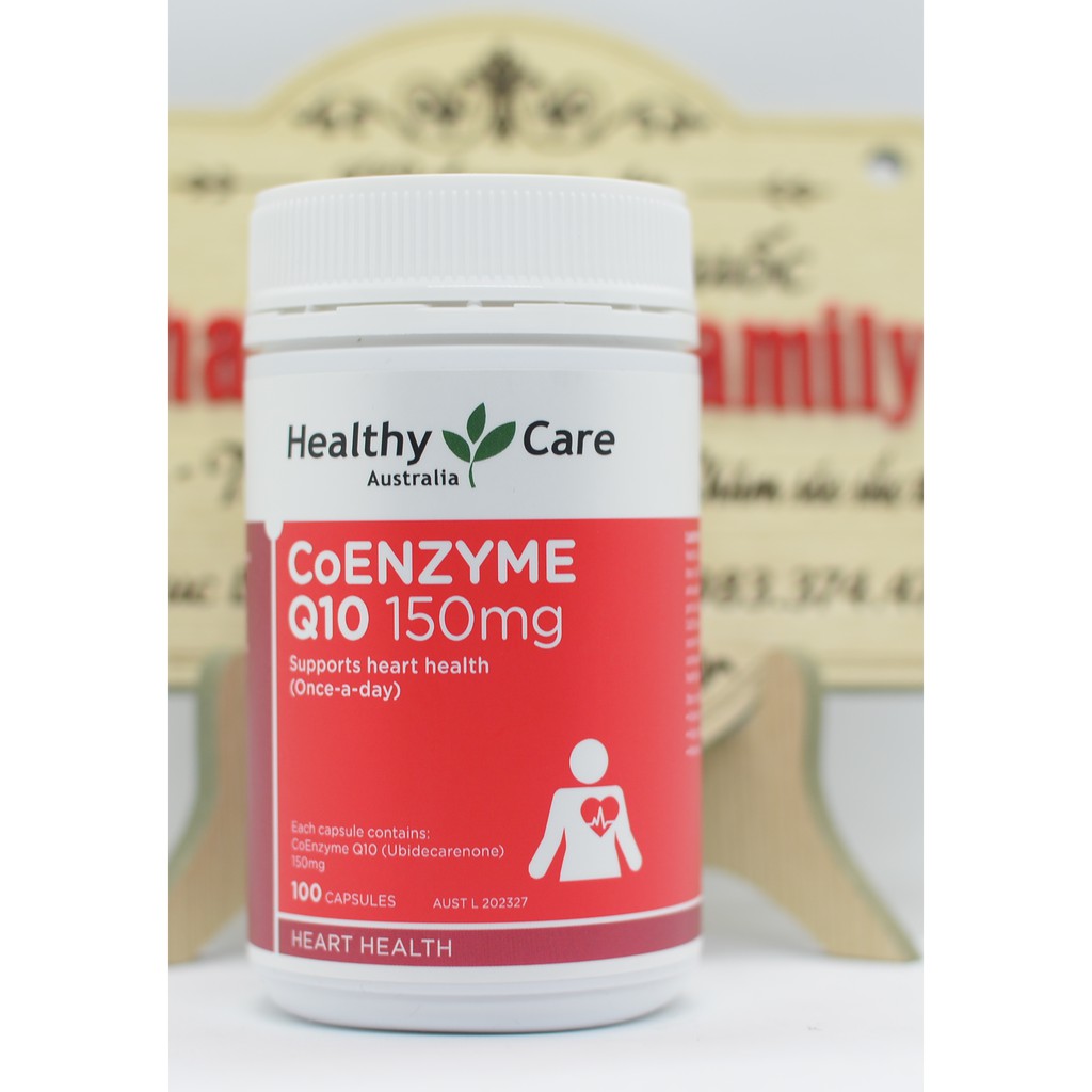 Bổ tim [Úc] Healthy care Coenzyme Q10 150Mg - 100 viên