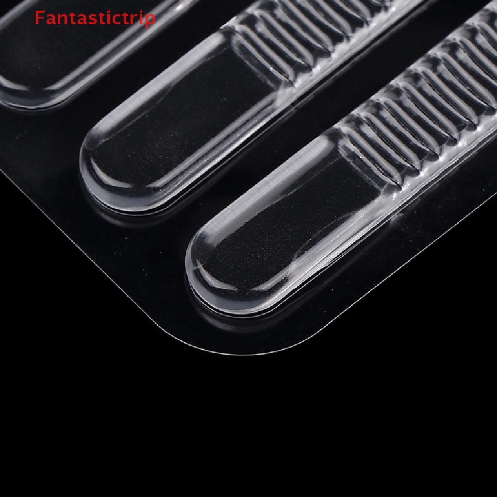 Set 4 Miếng Lót Gót Giày Bằng Silicon Trong Suốt Fantastictrip Mới
