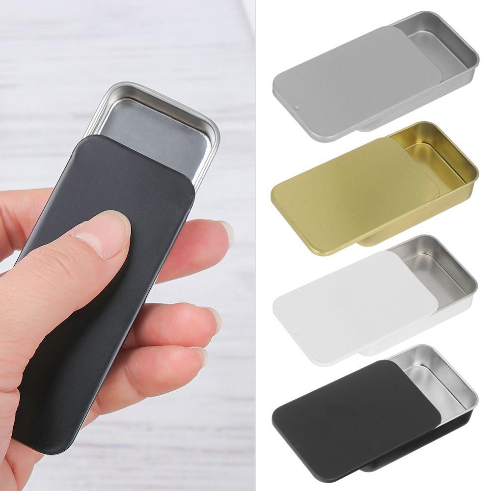 1 Hộp Sắt Hình Chữ Nhật Dùng Đựng Trang Sức