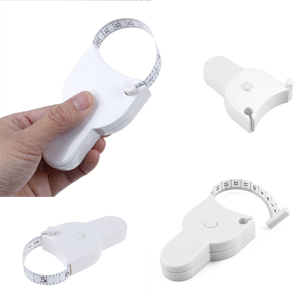 Thước Dây Đo Eo Di Động Có Tay Cầm Tiện Dụng Hỗ Trợ Giảm Cân