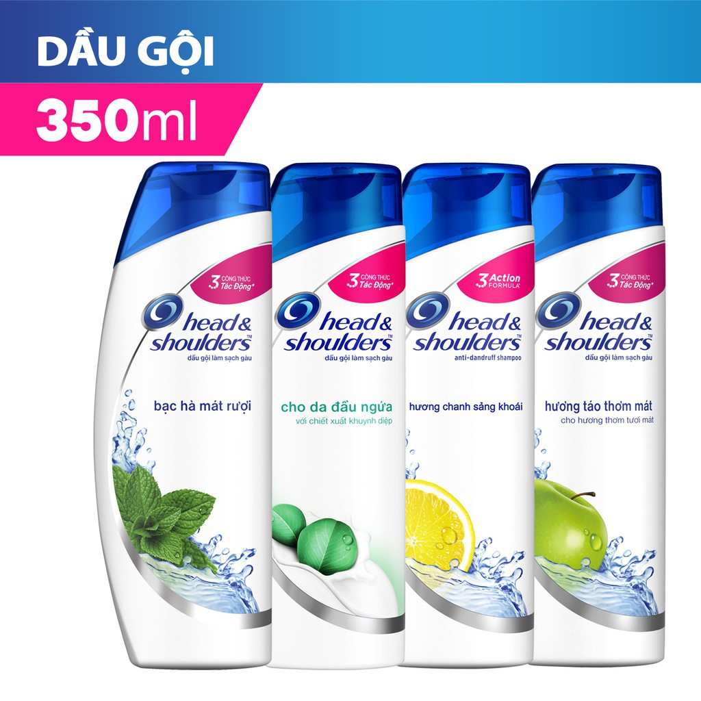 Dầu gội Head & Shoulder chai 350ml