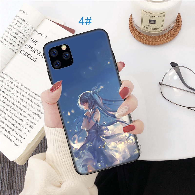 Ốp điện thoại mềm họa tiết hatsune miku cho Iphone 5 5s Se 6 6S 7 8 Plus X XR Xs