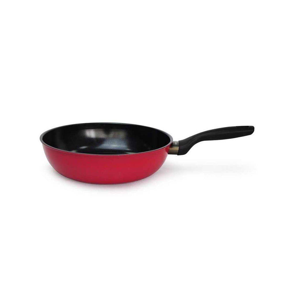 [Mã ELLOCKWL4 giảm 10% đơn 500K] Chảo Prima Lock&amp;Lock Fry Pan 28cm - màu đỏ LCA5283R