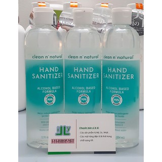 Gel Rửa Tay Khô Diệt Khuẩn Clean N’ Natural Hand Sanitizer chai 354ml của Mỹ