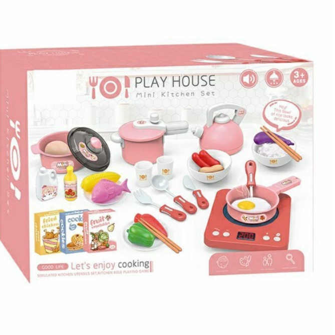 Bộ Đồ Chơi Nấu Ăn Play House Bé Gái 36 Chi Tiết