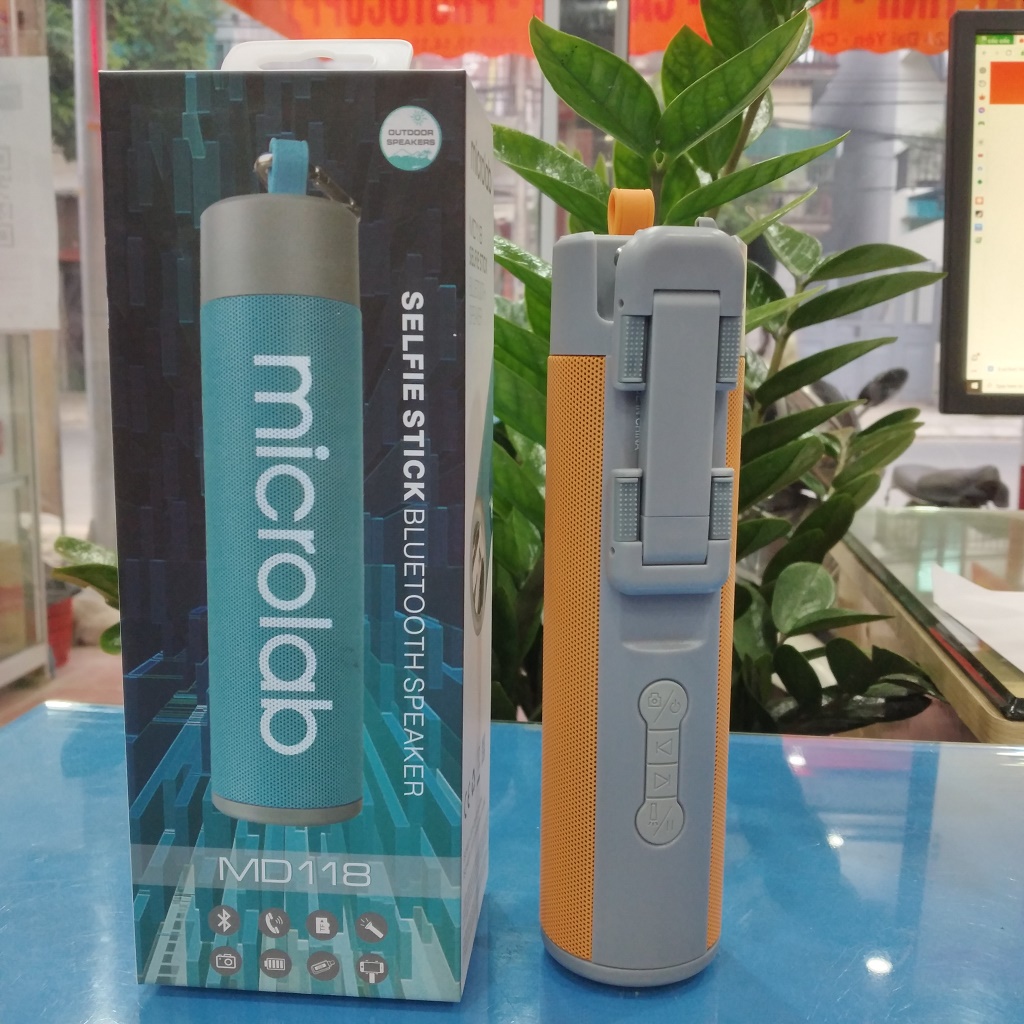 Loa Bluetooth Microlab MD118 kèm gậy Sefile  - Hàng Chính Hãng BH 12 Tháng