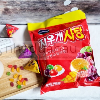 Một gói kẹo dẻo Trái cây mix vị sẵn Hàn Quốc 360g