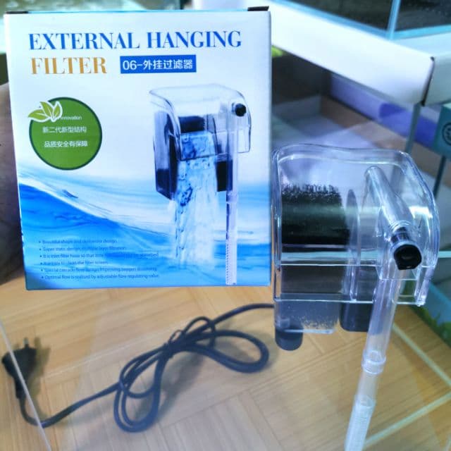 Máy lọc nước bể cá hồ vi sinh - treo thành hồ - Lọc thác - Lọc nước bể cá dạng thác nước