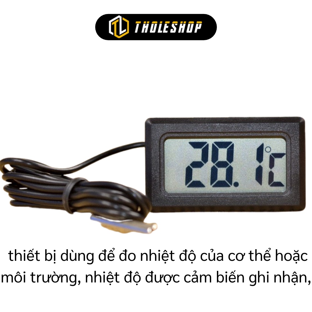 Đo Nhiệt Độ Môi Trường, Nước Nóng - Nhiệt Kế Điện Tử TPM-10 Hiển Thị Màn hình Led 8830