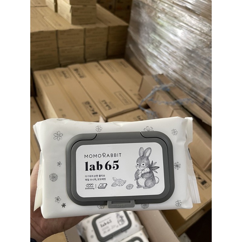 Khăn ướt Momo Rabit gói 72 tờ