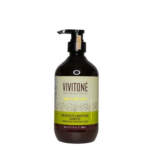 Bộ Dầu Gội Xả Vivitone Argan Phục Hồi Siêu Mượt 800ml