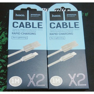Cáp sạc ipad hoco x2 dài 1m bọc dù siêu bền sạc cực nhanh và an toàn