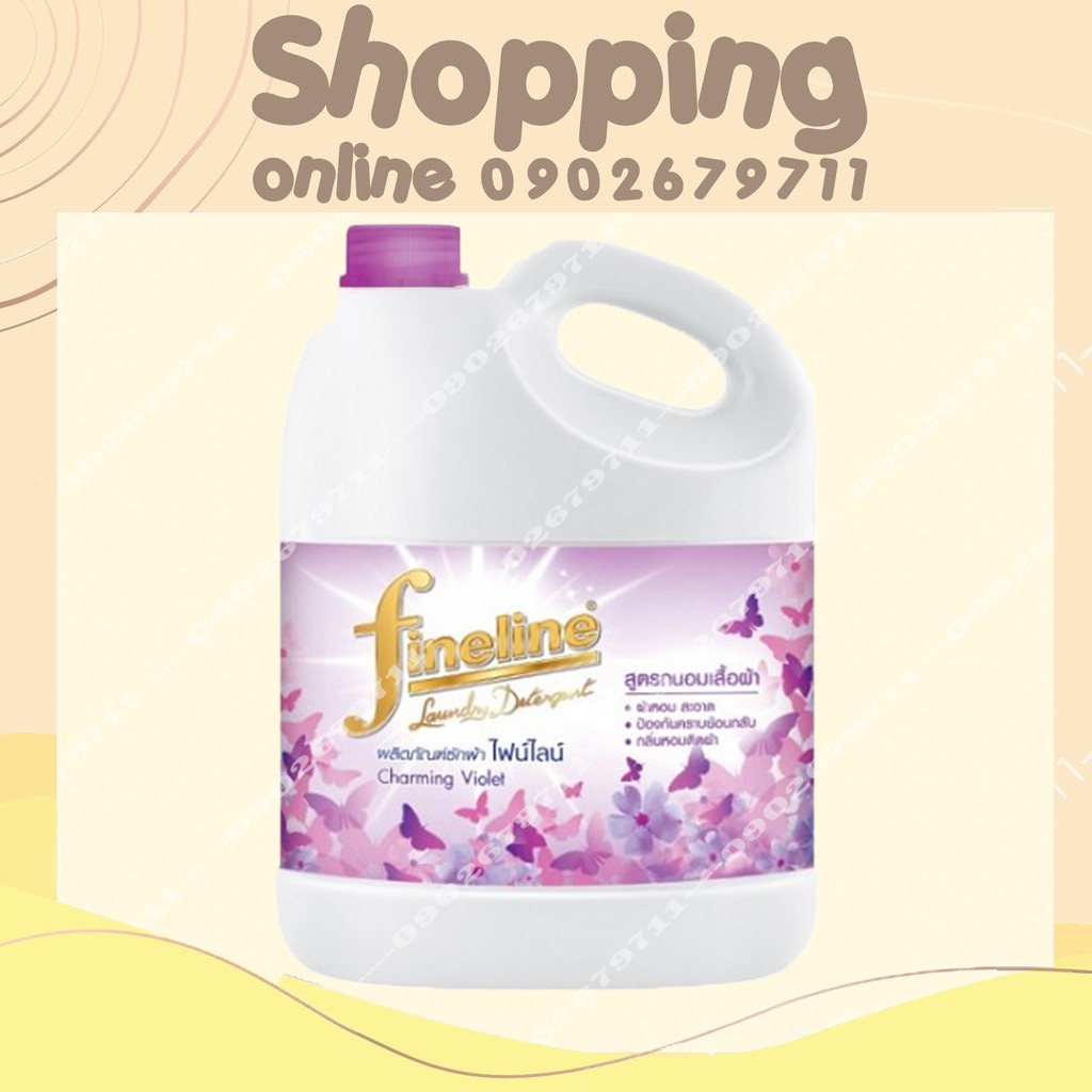 Nước giặt Fineline Thái 3000ML - Tím Charming Violet