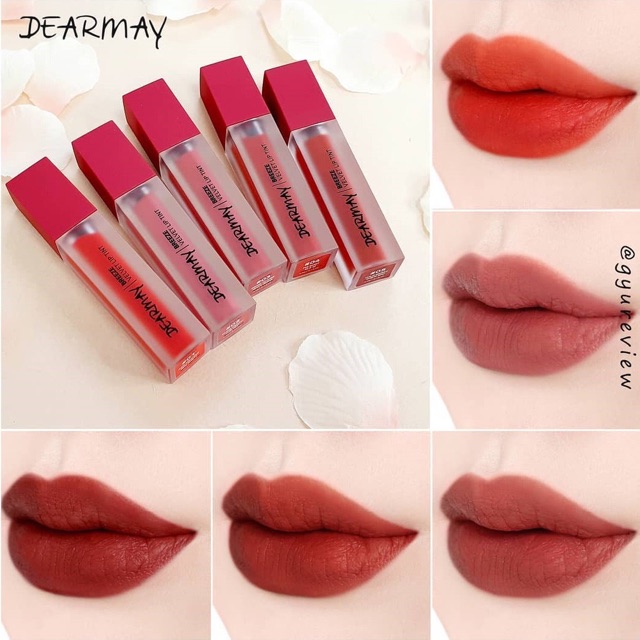 ( sẵn - Girl version ) Son kem lì DEARMAY BREEZE VELVET LIP TINT 4,4g