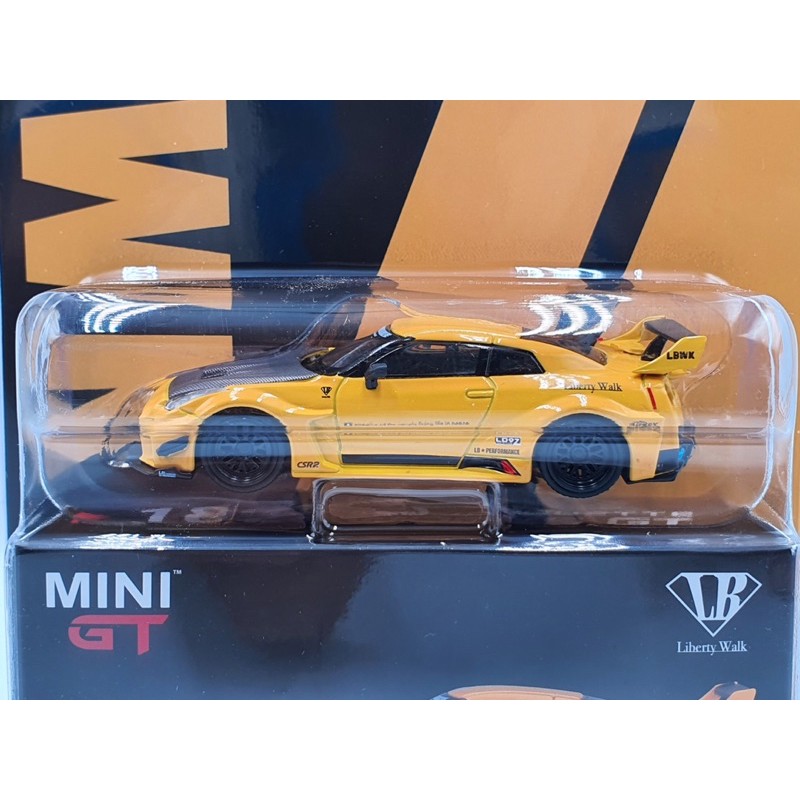 Xe Mô Hình Nissan 35GT-RR Ver.1 Bản Tay Lái RHD Tỉ Lệ 1:64 Hãng sản xuất MiniGT ( Vàng )