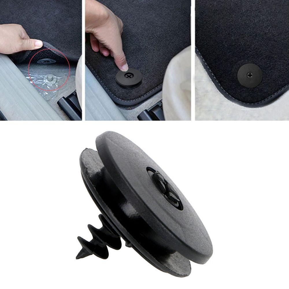 Bộ 10 Kẹp Cố Định Thảm Lót Sàn Xe Hơi Chống Trượt Tiện Dụng