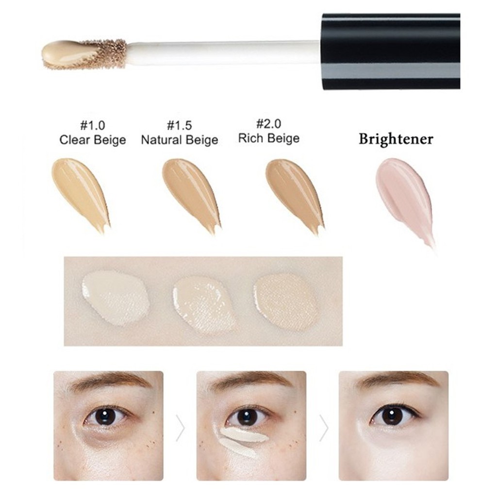 Kem che khuyết điểm hoàn hảo The Saem Cover Perfection Tip Concealer 6.5g