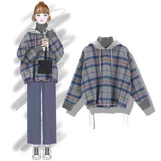 Hoodie cổ lọ