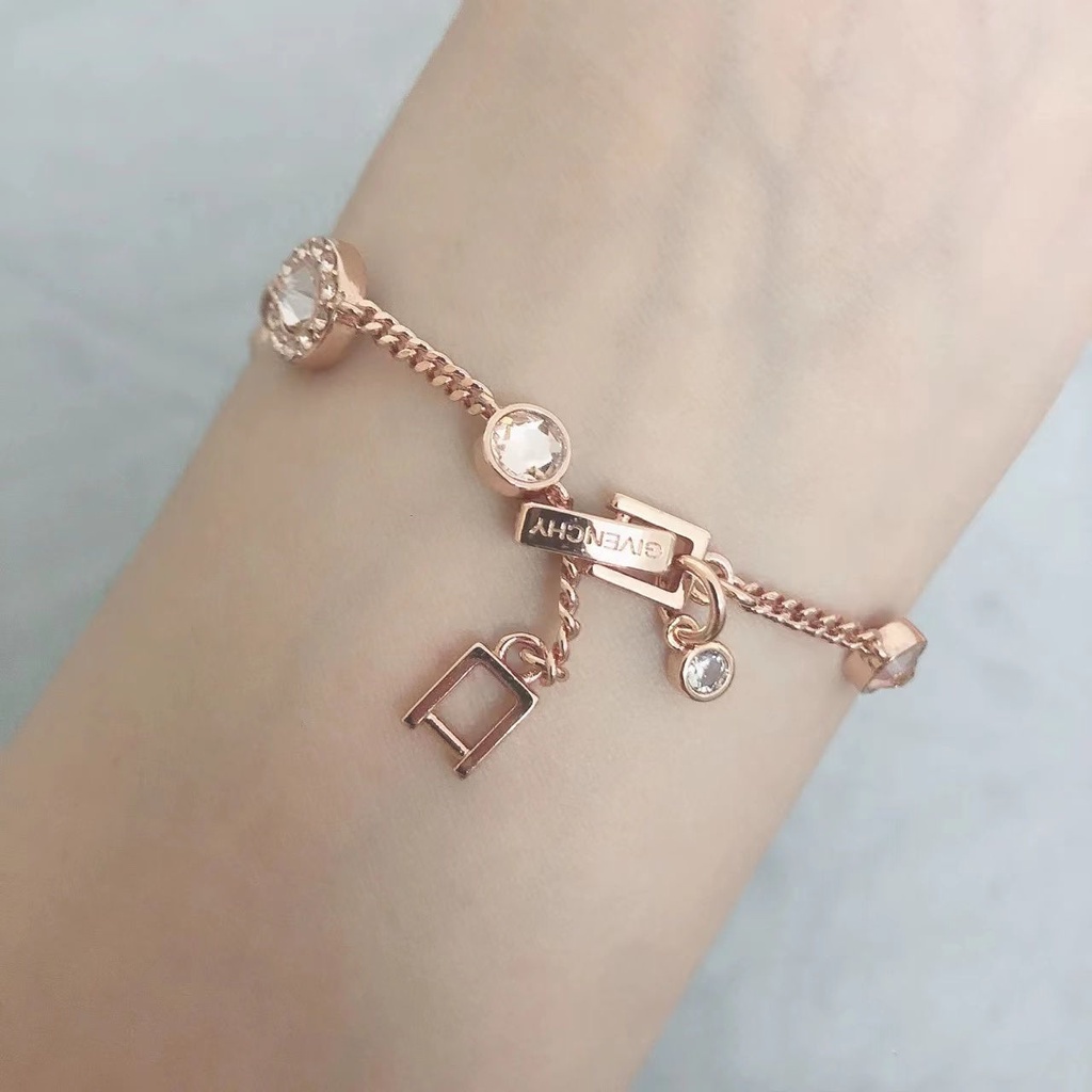 Vòng Đeo Tay Hai Mặt Given_chy Đính Đá Phong Cách Thời Trang Sang Trọng