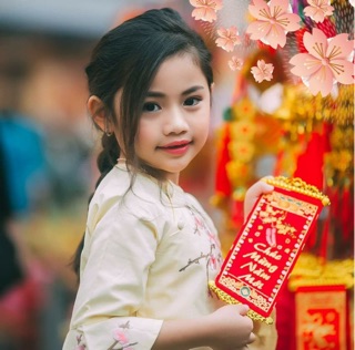 Sét áo dài trẻ em