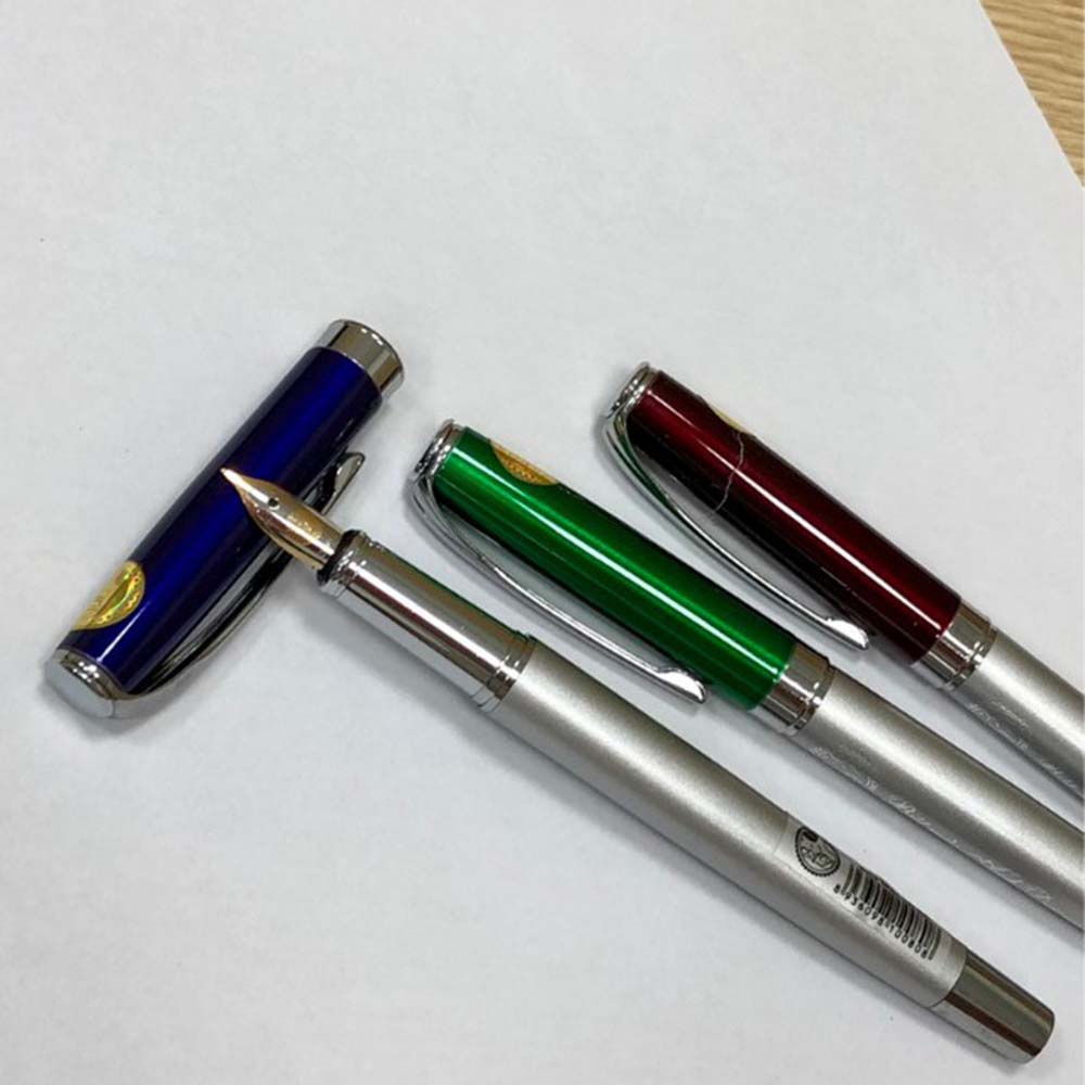 Bút máy/Bút mài Ánh Dương AD080 - DKVPP.Store ngòi mài 2 mầu, bút mực viết chữ đẹp nét thanh đậm