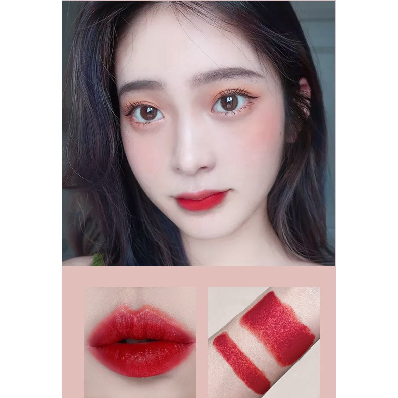 (Hàng Mới Về) Son Tint Kiss Beauty Lâu Phai Thiết Kế Vỏ Son Trái Tim Xinh Xắn 5 Brand-Name | BigBuy360 - bigbuy360.vn