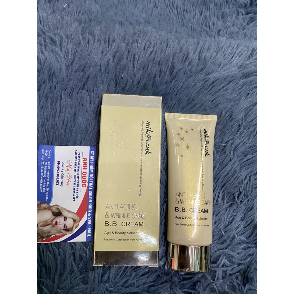kem nền BB mira mik@vonk anti aging & wrinle care XÓA NHĂN 60ML