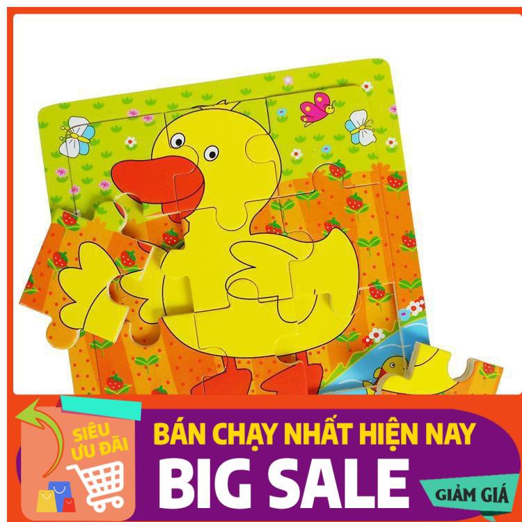 Bộ Tranh Ghép 2D Chủ Đề Phương Tiện Giao Thông, Động Vật Bằng Gỗ Benrikids