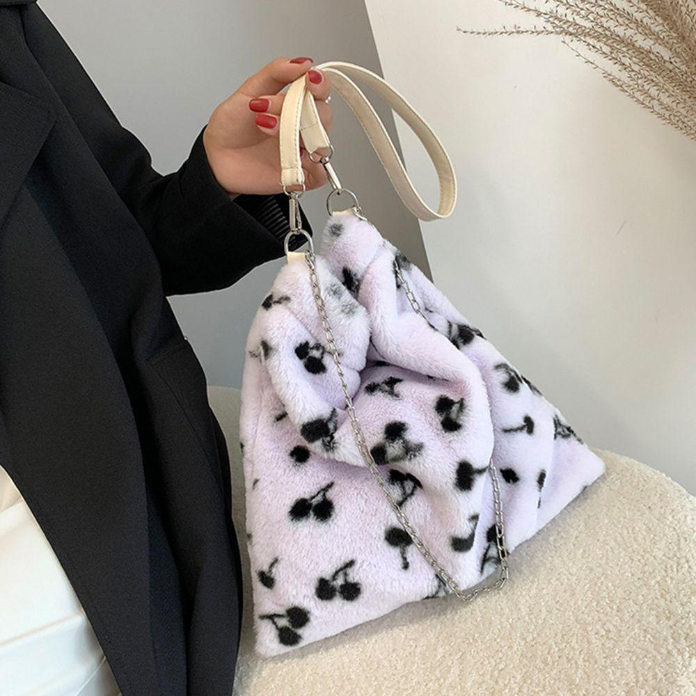 Túi Xách Lông Nhung Giữ Ấm Cỡ Lớn MIHAN1 Cho Nữ