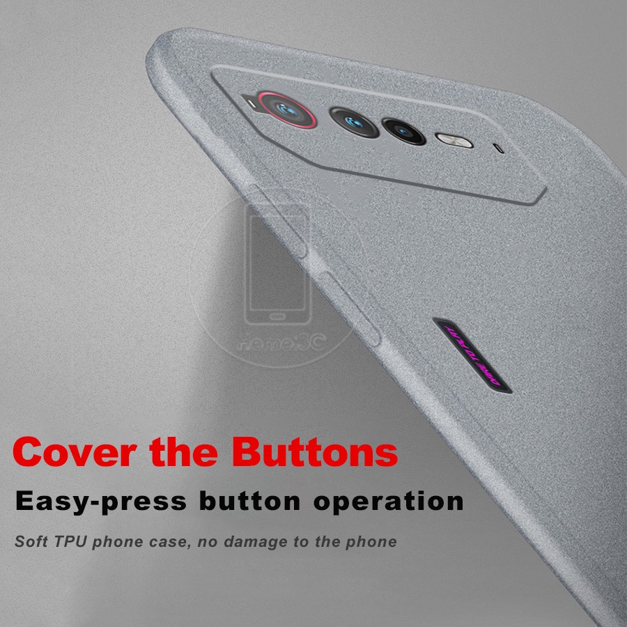 Ốp Điện Thoại TPU Dẻo Mỏng Bề Mặt Cát Cho ASUS ROG Phone 6 6D ROG6