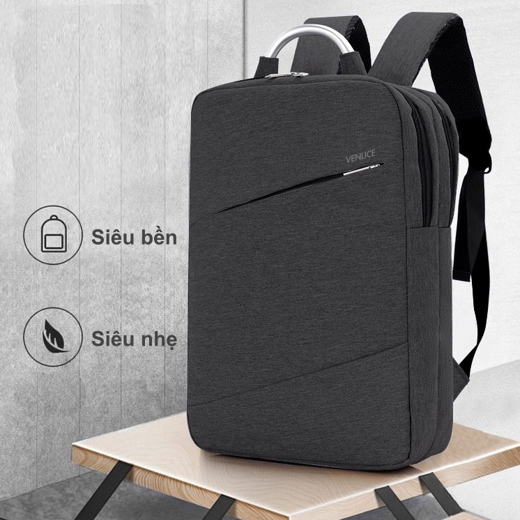 Balo nam nữ công sở cao cấp unisex chống thấm nước, đựng vừa laptop, thích hợp đi làm và du lịch N01