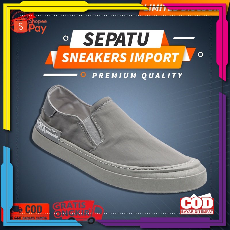 Giày Thể Thao Nam Size 37 38 39 40 41 42 43 44 45 / / Slip On Mới