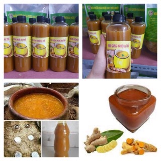 Set 4 Chai Cốt Gừng Nghệ Hạt Gấc Hạ Thổ Làm Đẹp Sau Sinh Body & Mặt HANDMADE