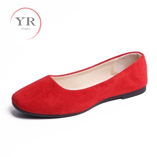 Giày Lười Da Lộn Plus Size 35-43
