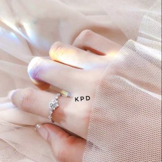 [ freeship 99k ] nhẫn bạc 925 kim cương nhân tạo
