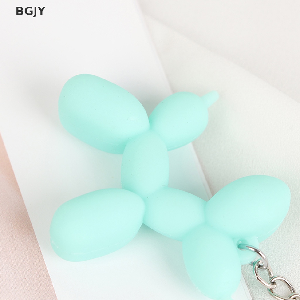 Móc Khóa Hình Chú Chó Và Bong Bóng Dễ Thương Mới