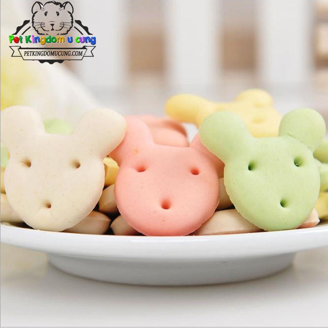 Thức ăn hamster biscuit gấu 14 bánh