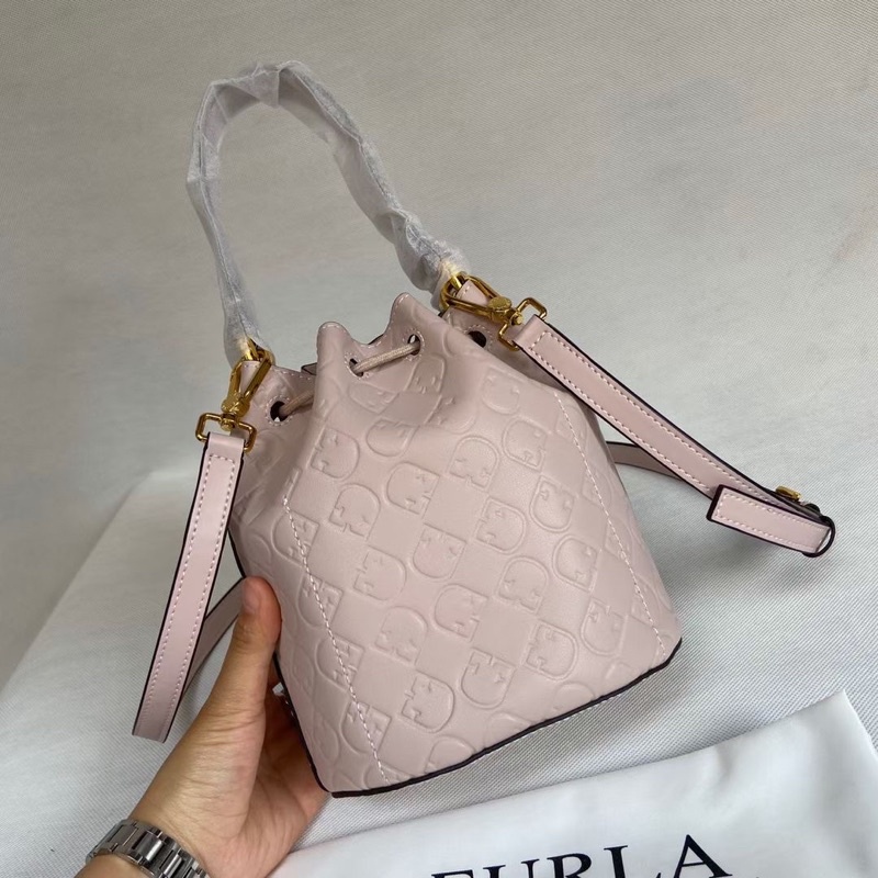 Túi Xách Furla B Furla -  Sac Seau Furla Bucket Ribes G Màu hồng phấn