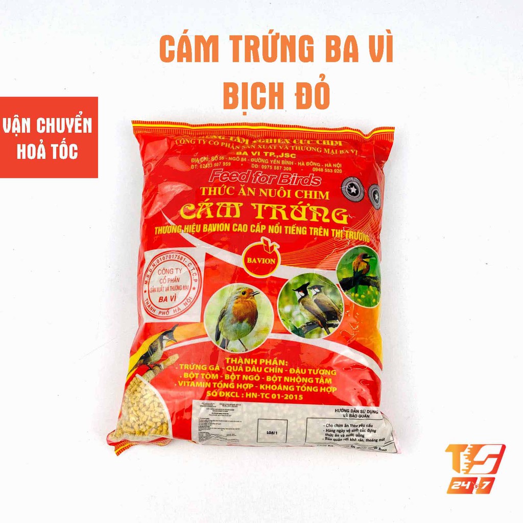 Cám Trứng Ba Vì Đỏ Bavion 500g - Thức Ăn Chim