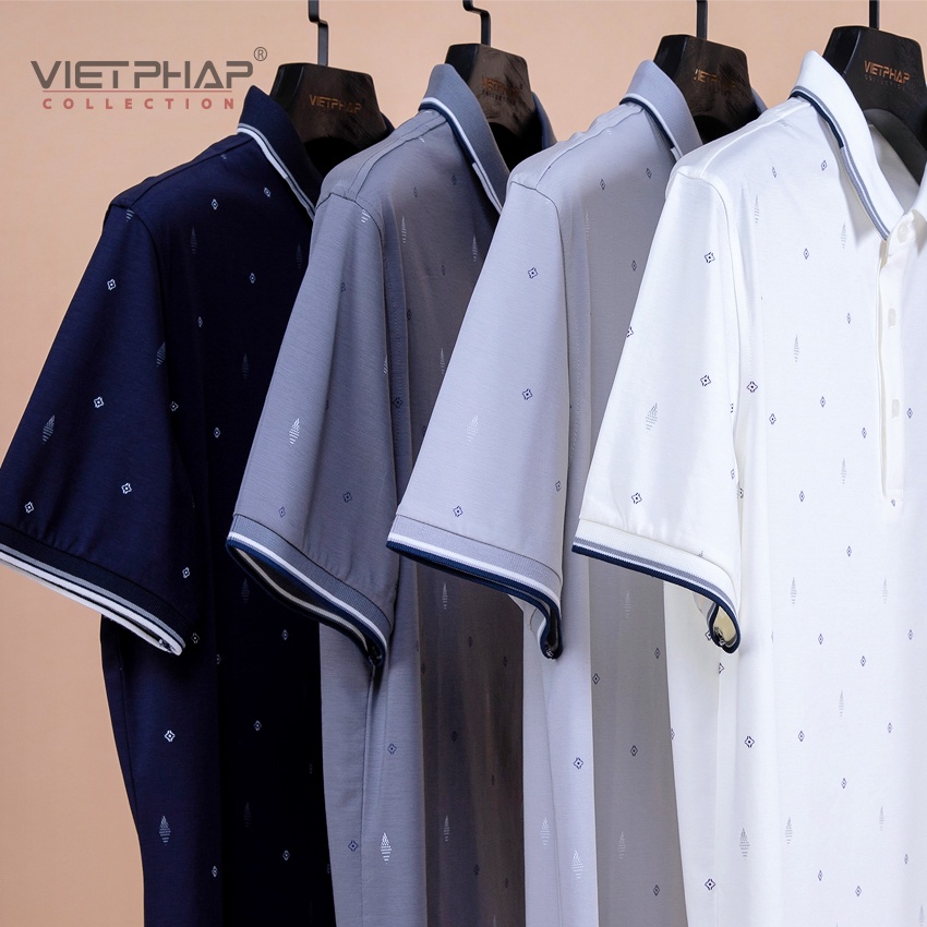 Áo thun Cotton lạnh VIỆT PHÁP /Form Luxury / thoáng mát - co dãn tốt- chất liệu cotton mềm mịn thấm hút mồ hôi tốt 31988