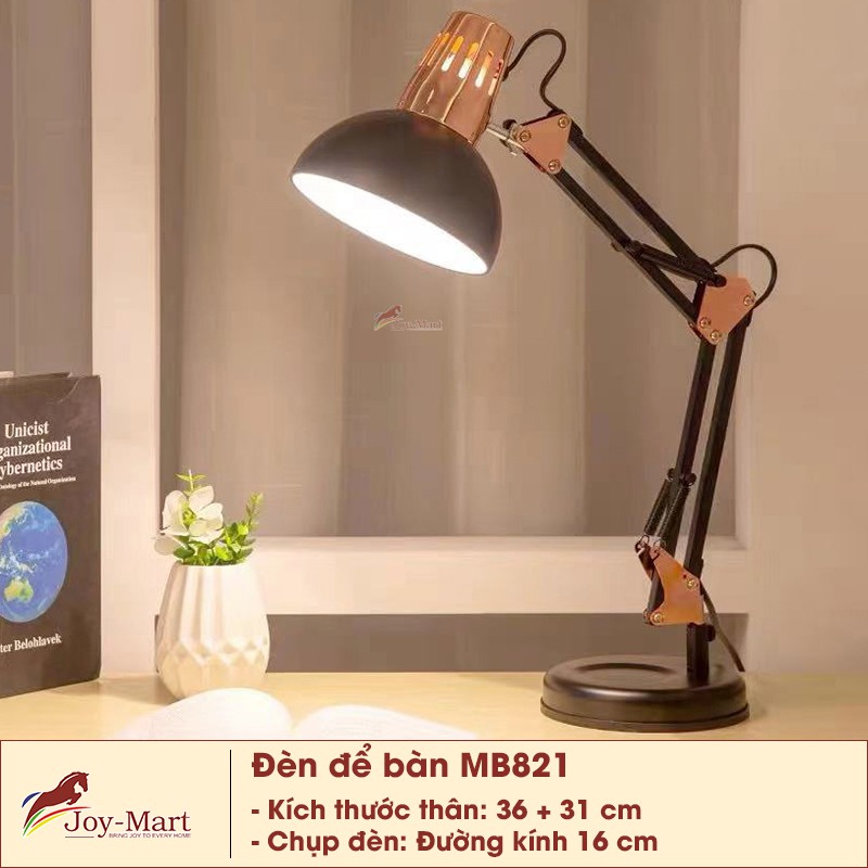 Đèn Bàn Học Pixar Chống Cận Thị ♥️JOYMART♥️ Đèn Học Để Bàn Tặng Kèm Bóng LED 9W ASIA Có Đế Tròn Và Kẹp