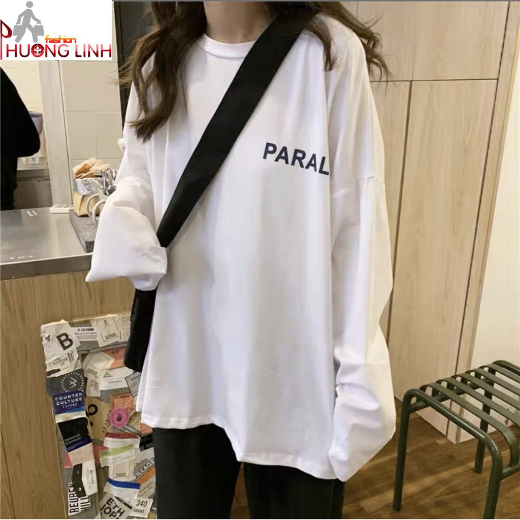 [Có full video] Áo thun dài tay unisex nam nữ đều mặc được - Space Coordinstes - Parall - Thời Trang Phương Ling - 01058 | BigBuy360 - bigbuy360.vn