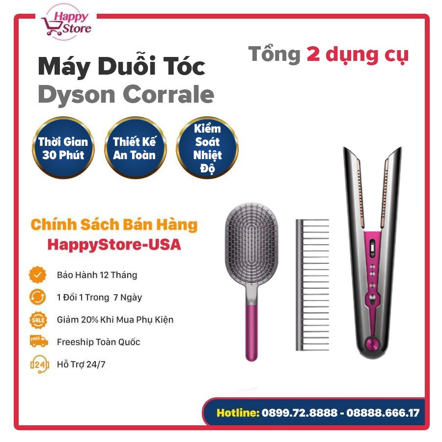 MÁY DUỖI TÓC DYSON CORRALE (DYSON HS03)