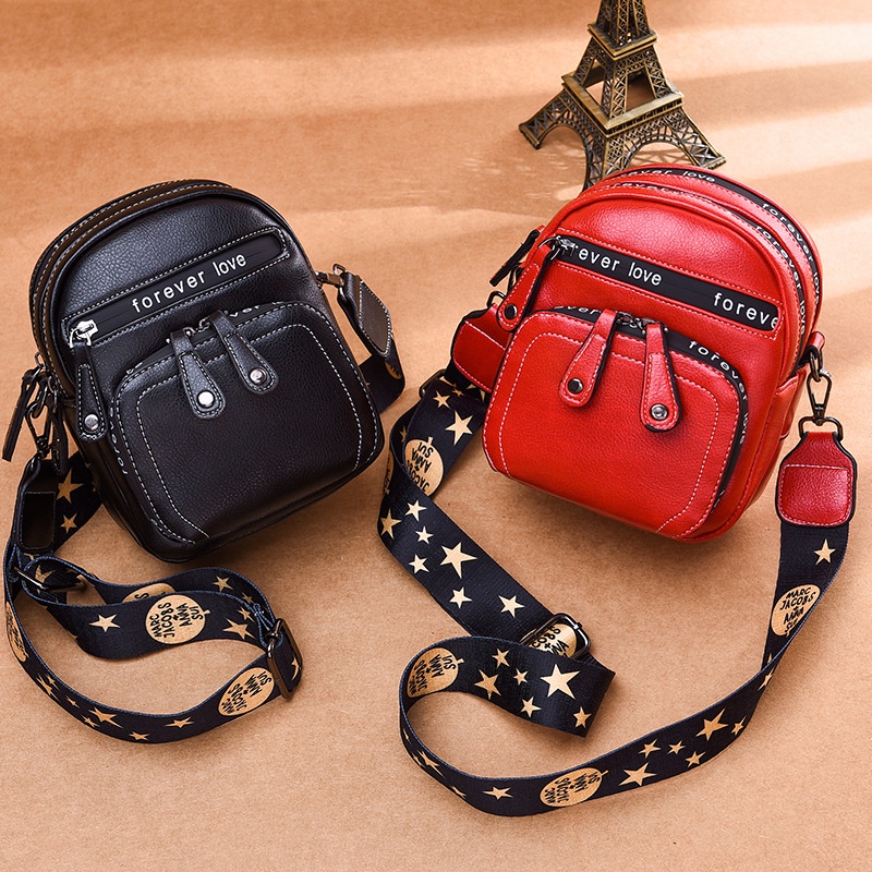 IELGY Túi Đeo Vai In Họa Tiết Thời Trang Hàn Quốc