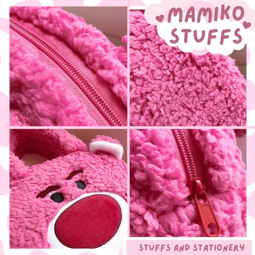 TÚI GẤU DÂU GẤU LOTSO CUTE BẰNG BÔNG SIÊU CUTIE MỊN